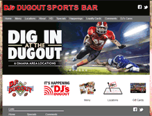Tablet Screenshot of djsdugout.com